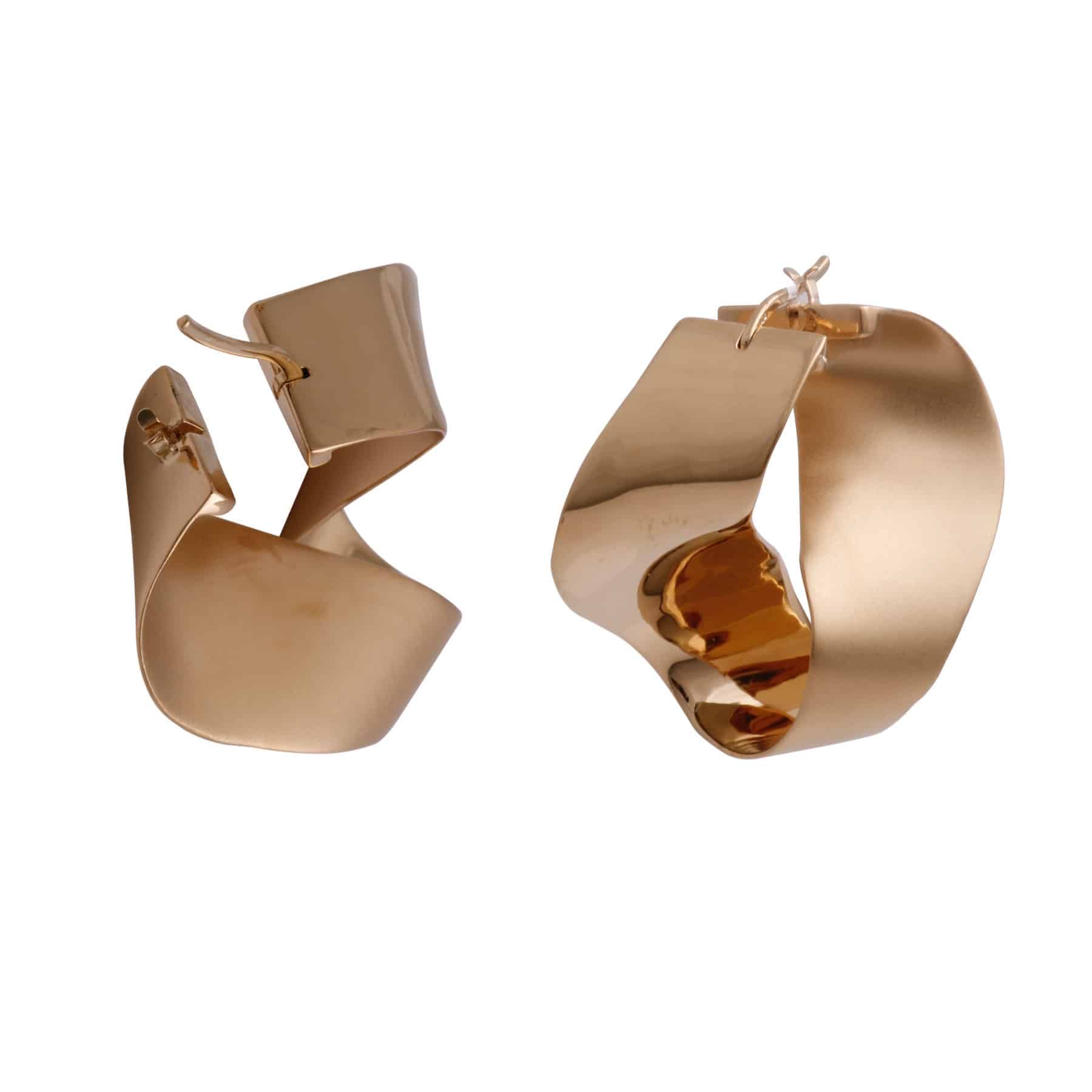 Gold earrings